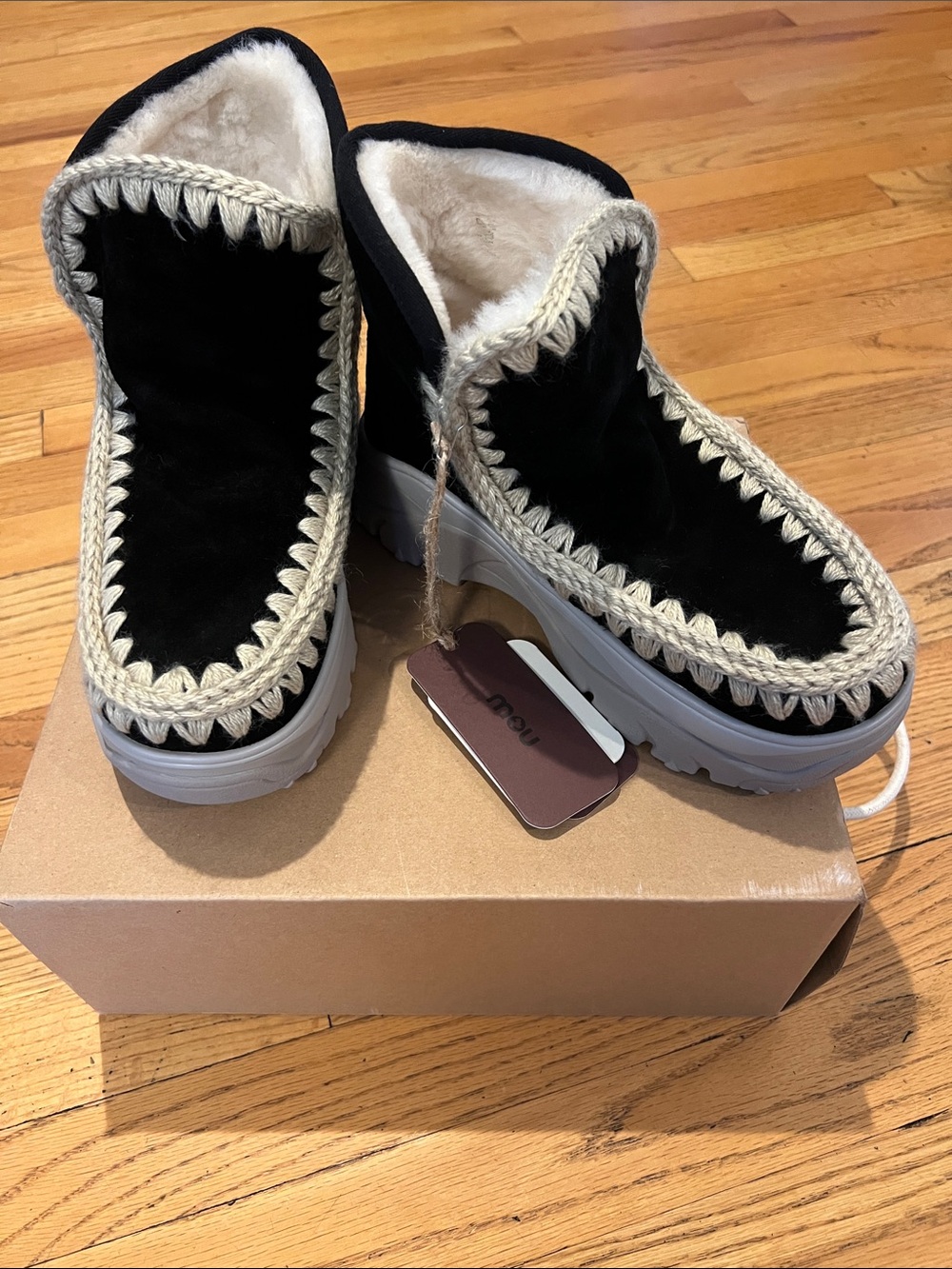 MOU Chunky Platform Sneaker Boots